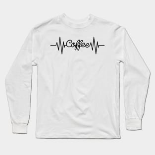 Coffee Heartbeats Long Sleeve T-Shirt